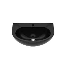 SANTA CLARA LAVATORIO P/COLUNA ARAXA PRETO (45 X 37 X 11.3)