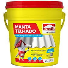 BRASILIT MANTA TELHADO BRANCO 18KG
