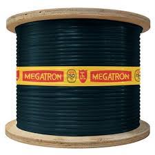 MEGATRON FIO CABINHO FLEXIVEL 6.0MM PRETO 0500MT CARRETEL