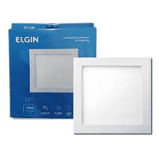 ELGIN LUMINARIA LED 12W 6500K SOBREPOR QUADRADA