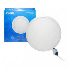 ELGIN LUMINARIA LED 12W 6500K SOBREPOR REDONDA