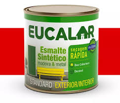 EUCALAR TINTA ESMALTE STANDARD 1/4 VERMELHO GOYA