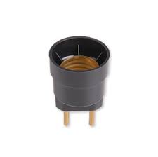 ILUMI PINO PORTA LAMPADA PRETO (1701)