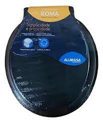 ALUMASA ASSENTO SANITARIO ROMA PRETO*