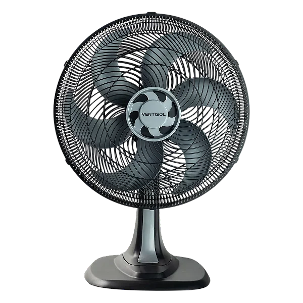 VENTISOL VENTILADOR MESA TURBO 6 PAS 40CM PREMIUM PRETO/CINZA 127V