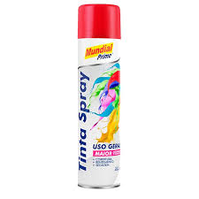 MUNDIAL PRIME TINTA SPRAY USO GERAL VERMELHO 400ML