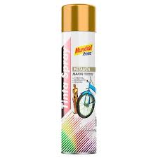 MUNDIAL PRIME TINTA SPRAY METALICA DOURADA 400ML