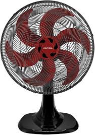 VENTISOL VENTILADOR MESA TURBO 6 PAS 40CM PREMIUM PRETO/VERMELHO 127V