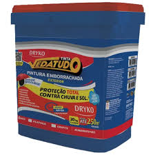DRYKO TINTA EMBORRACHADA CINZA PLATINA 20KG