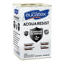 EUCATEX TINTA ACRILICA ALTA PERFORMANCE ACQUA RESIST BRANCO 18L