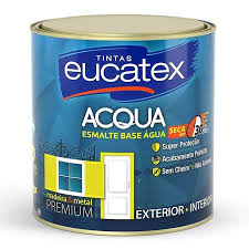 EUCATEX TINTA ESMALTE BASE AGUA 1/4 BRANCO FOSCO