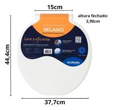 ALUMASA ASSENTO SANITARIO MILANO BRANCO*