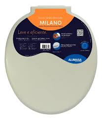 ALUMASA ASSENTO SANITARIO MILANO CINZA CLARO*