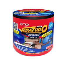 DRYKO FITA VEDATUDO ULTRADRY PRETA REPAROS GERAIS 10CMX1.5M*