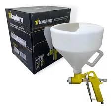TITANIUM KIT PISTOLA PROJETORA TEXTURA 5L C/3 BICOS