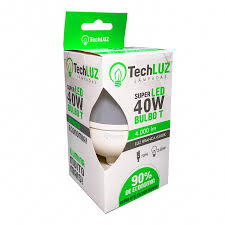 TECHLUZ LAMPADA LED BULBO T 40W BIVOLT