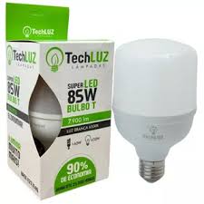 TECHLUZ LAMPADA LED BULBO T 85W BIVOLT