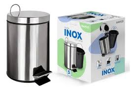 RAYCO LIXEIRA ACO INOX 12L C/PEDAL (23069)