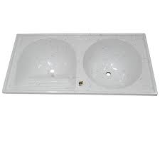 CORSO TANQUE GRANITADO DUPLO ECO 100X50 BRANCO