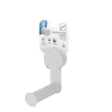 ARTHI PORTA PAPEL HIGIENICO PLASTICO C/FITA DUPLA FACE 3M BRANCO (3401)
