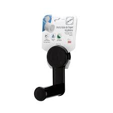 ARTHI PORTA PAPEL HIGIENICO PLASTICO C/FITA DUPLA FACE 3M BLACK (3431)