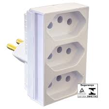 ILUMI PINO ADAPTADOR 3 SAIDAS 2P+T 20A -BRANCO (12300)