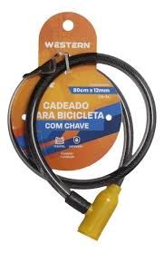 WESTERN CADEADO BIKE 80CMX12MM