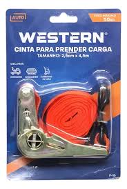 WESTERN CINTA CARGA 2.5CM X 4.5M 50KG*