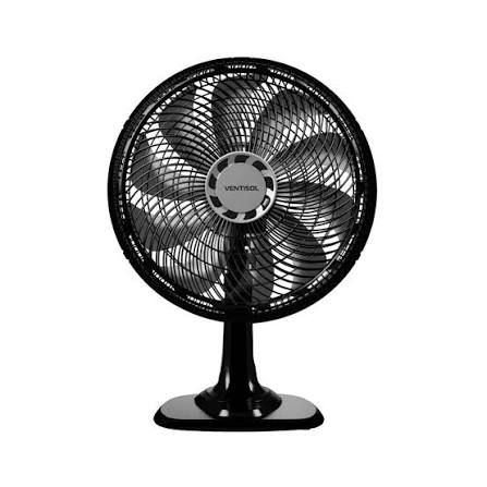 VENTISOL VENTILADOR MESA TURBO 10PAS 40CM PREMIUM PRETO/CINZA 127V