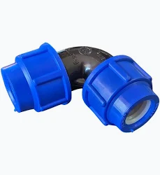 PLASTIMAX COTOVELO PP 20MM (1/2") P/TUBO PEAD*