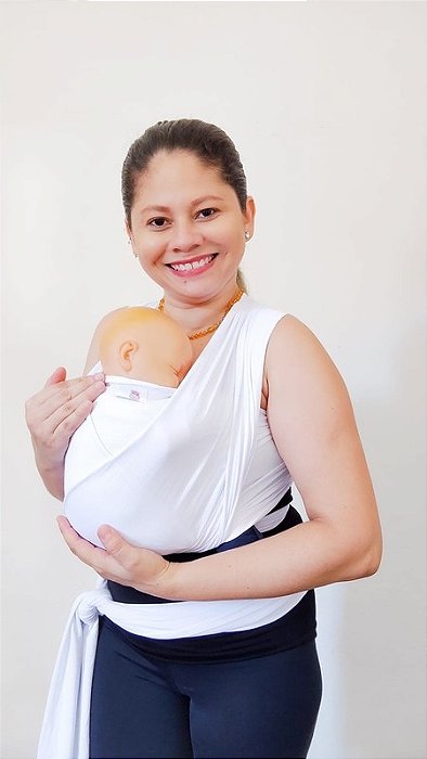 Wrap Sling Baby Dry Fit Branco