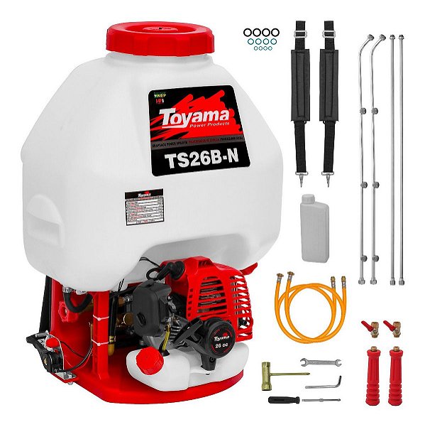 Pulverizador Costal A Gasolina 26cc Toyama Ts26b-n Pc2