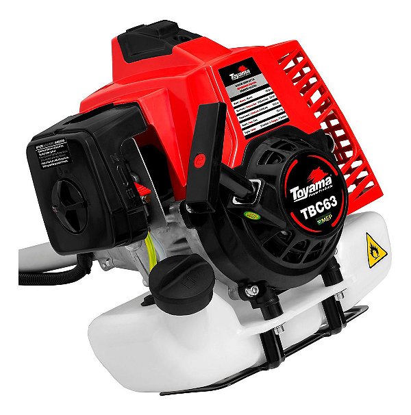 Roçadeira Profissional 2t 63Cc Toyama Lateral Gasolina Tbc63