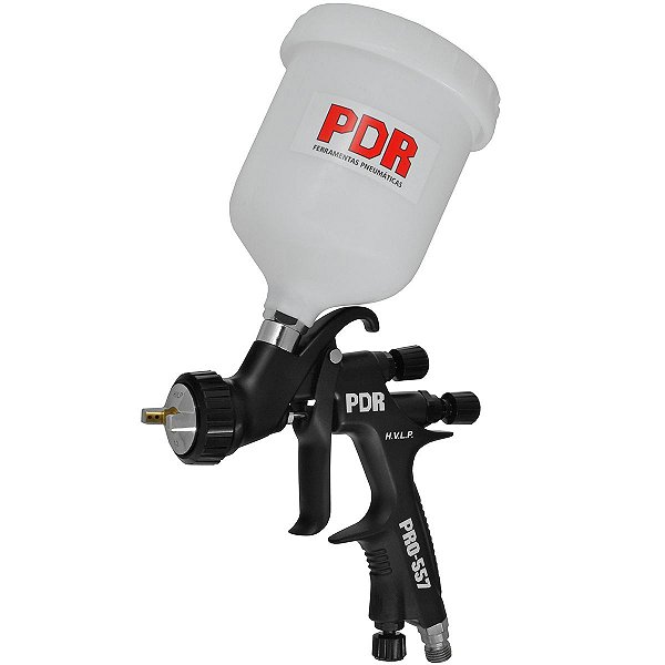 Pistola de Pintura Hvlp Pdr Pro-557 Bico 1,3mm 600ml Pt7