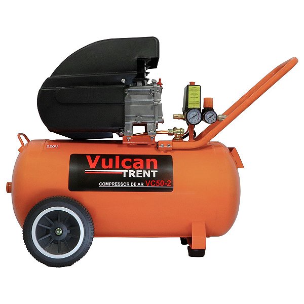 Compressor de Ar Vulcan Vc50-2 50lts 2,5hp 8bar 220v Vc6
