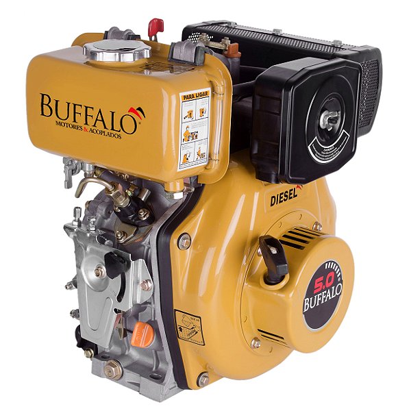 Motor Estacionário a Diesel Buffalo Bfd 5hp com Redutor 1800rpm Bd5