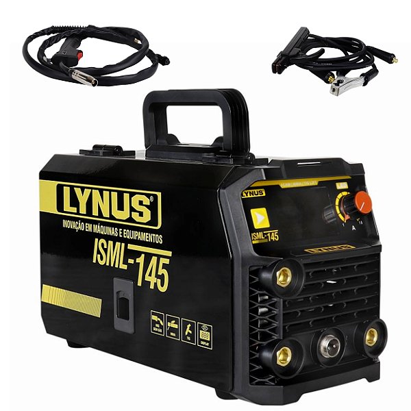 Inversor de Solda Lynus Isml-145 Mig Tig Mma 120a 55.0 Sl4