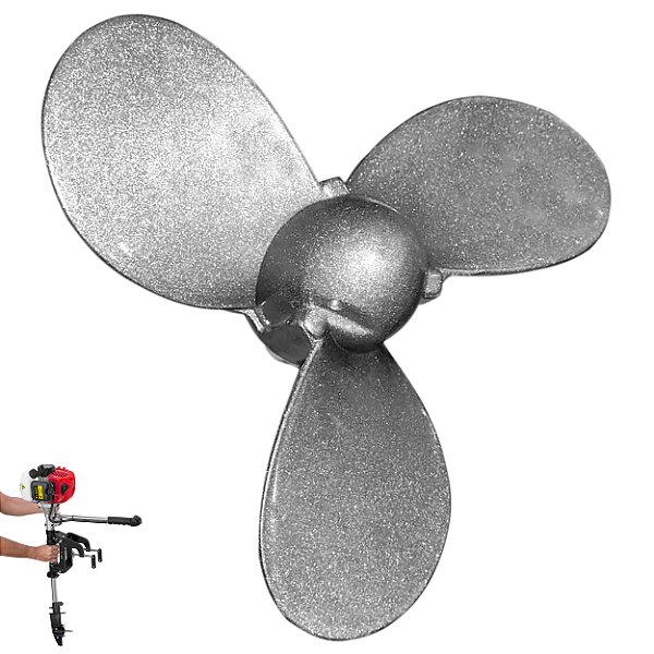 Hélice para Rabeta Tot Power em Alumínio 3 Pás Hr0