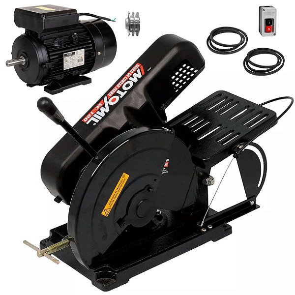 Serra Policorte Motomil Sc100 Motor Lynus 3cv 2p 3450rpm Sp6