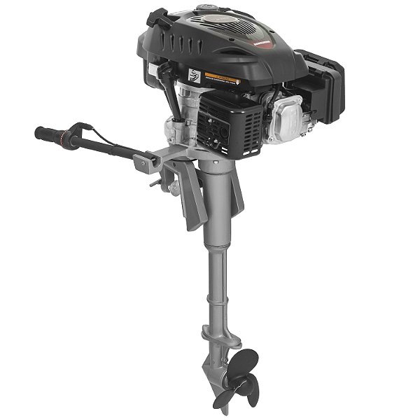 Motor Popa Gasolina Kawashima 6hp P. Elétrica c/ Rabeta Kg7