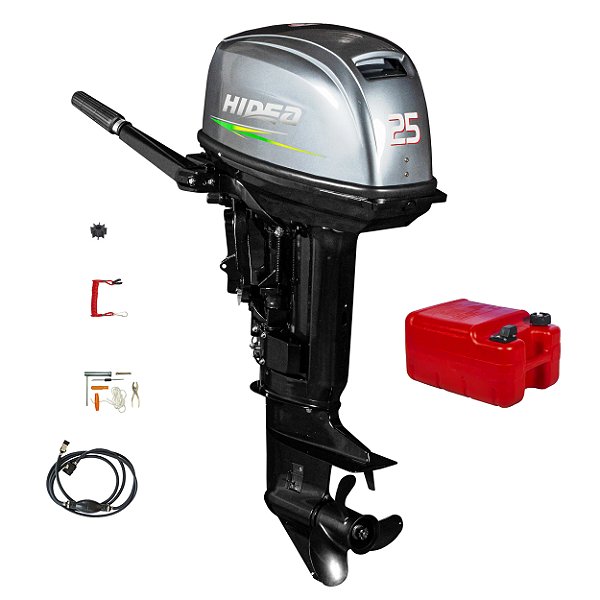 Motor de Popa Hidea Hd25Fhs 25hp 496cc 2t Marchas Frente Neutro Hv8