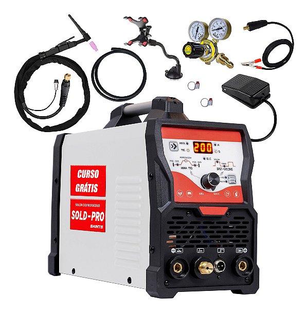 Inversor Solda Tig 220v Protocolo Dentário B825