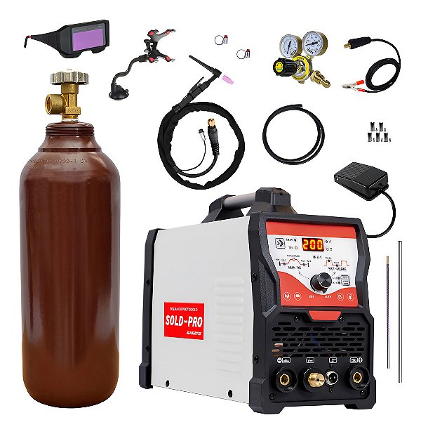 Inversora Solda Tig 220v Protocolo Dentário B178