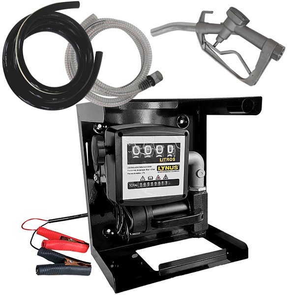 Bomba de Abastecimento Diesel Lynus Bal-40 40l/min com Marcador 12v Bd4