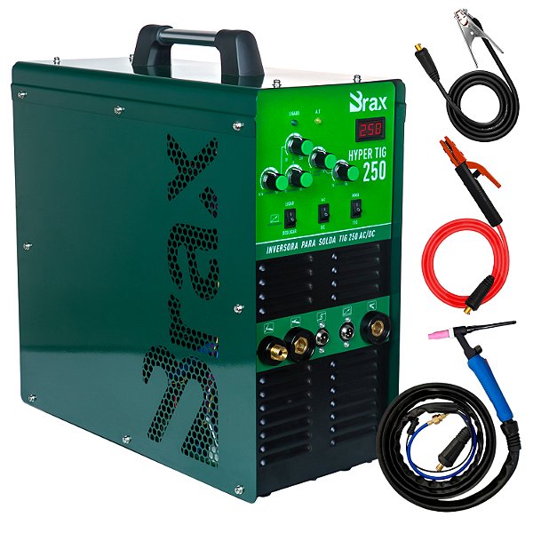Inversora de Solda Ac Dc Brax Hyper Tig 250A 220v Mono para Alumínio Ta0