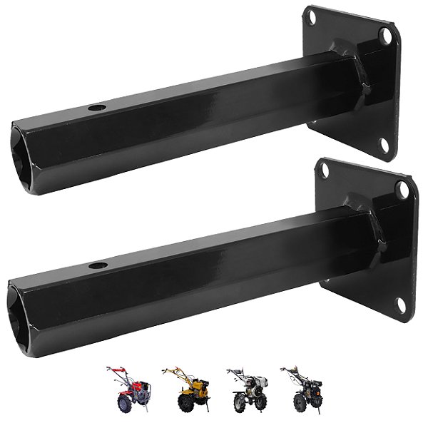 Par de Suporte Eixo de Roda de Motocultivador Buffalo 33mm Diesel 12345 Sr4