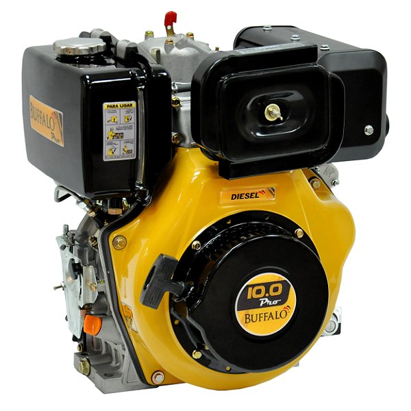 Motor Estacionário a Diesel Buffalo Bfd 10.0 Pro 10hp 418cc Eixo Horizontal 1pol 71000 B10m