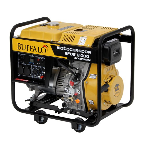 Gerador Energia Diesel Buffalo Bfde 8000 6,5kWA 4t 13hp Gb9