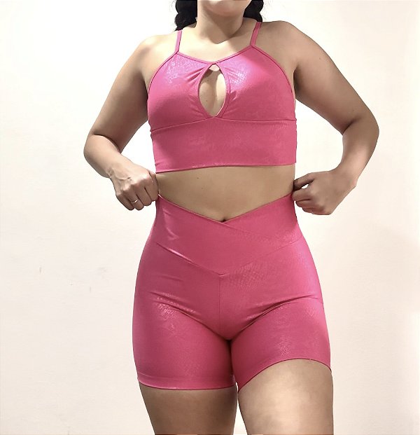 Conjunto Snake Cirrê Rosa