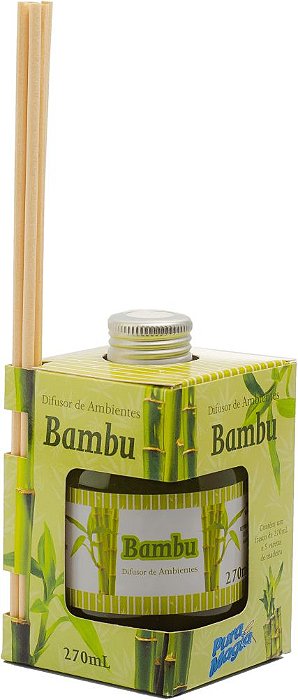 Difusor de varetas [Bambu] 270ml Pura Magia